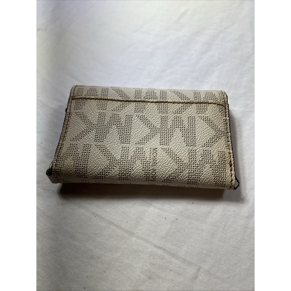 Michael Kors Jet Set Leather Travel Small Smartphone Envelope Wallet White 5.25" - Picture 2 of 8